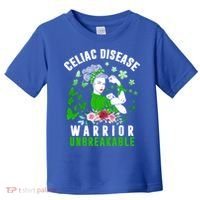 Celiac Disease Warrior Unbreakable Awareness Strong Cute Gift Toddler T-Shirt thumb 0