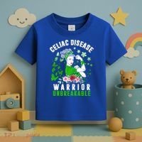 Celiac Disease Warrior Unbreakable Awareness Strong Cute Gift Toddler T-Shirt thumb 3