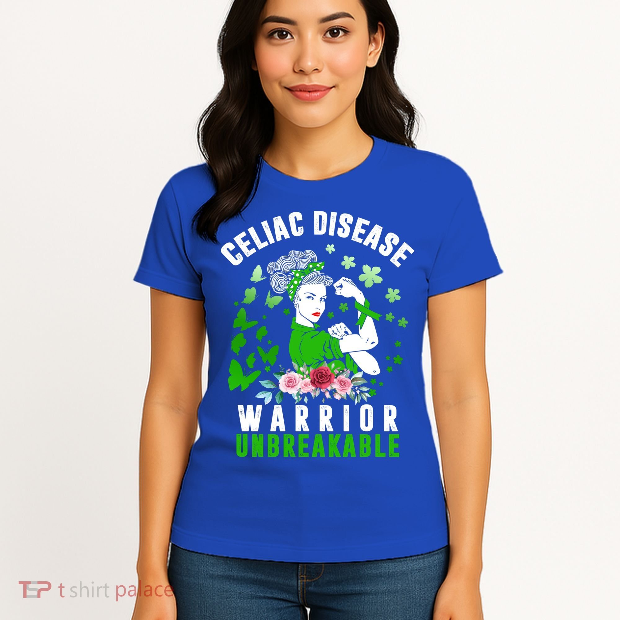 Celiac Disease Warrior Unbreakable Awareness Strong Cute Gift Women's T-Shirt