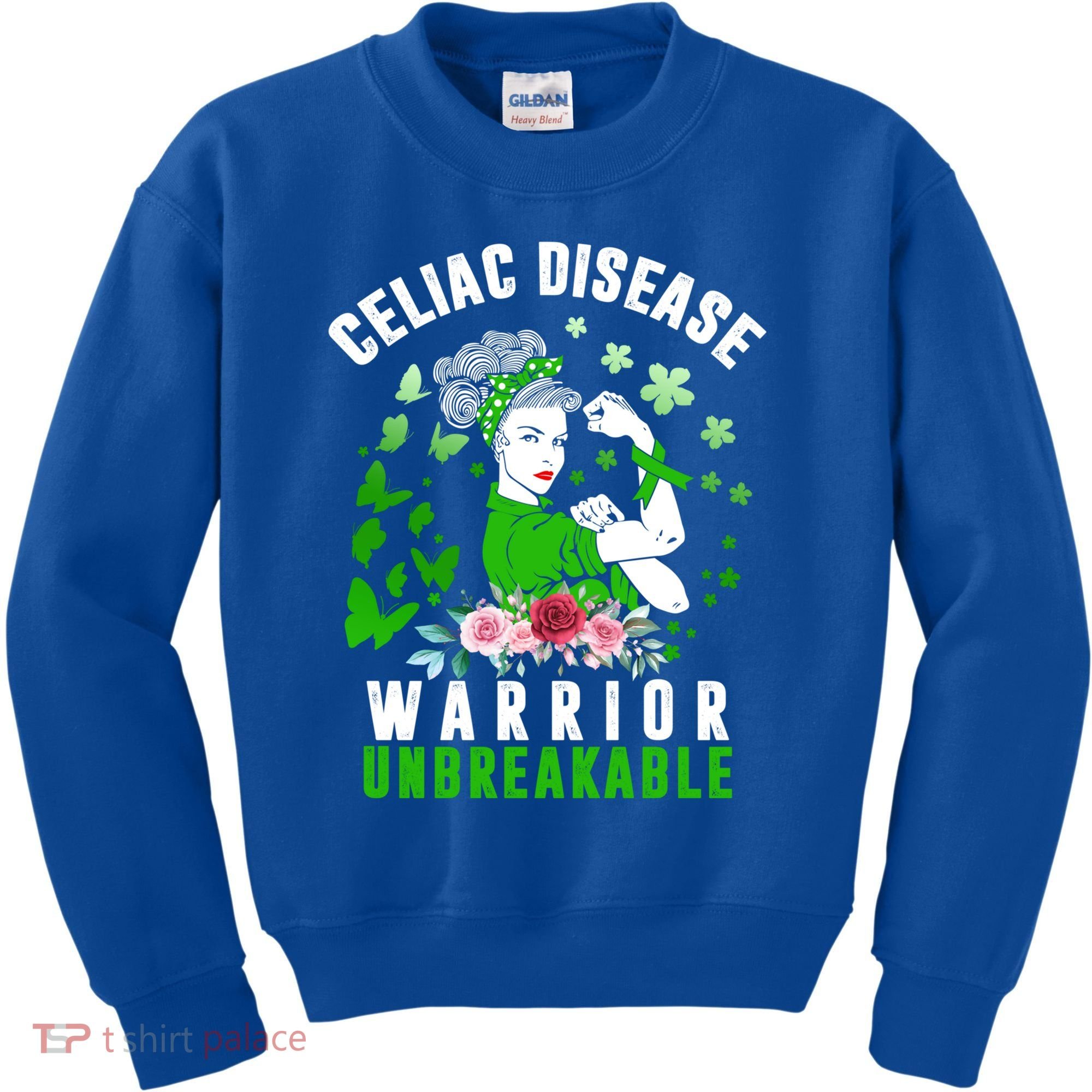 Celiac Disease Warrior Unbreakable Awareness Strong Cute Gift Kids Sweatshirt