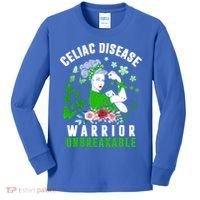 Celiac Disease Warrior Unbreakable Awareness Strong Cute Gift Kids Long Sleeve Shirt thumb 0