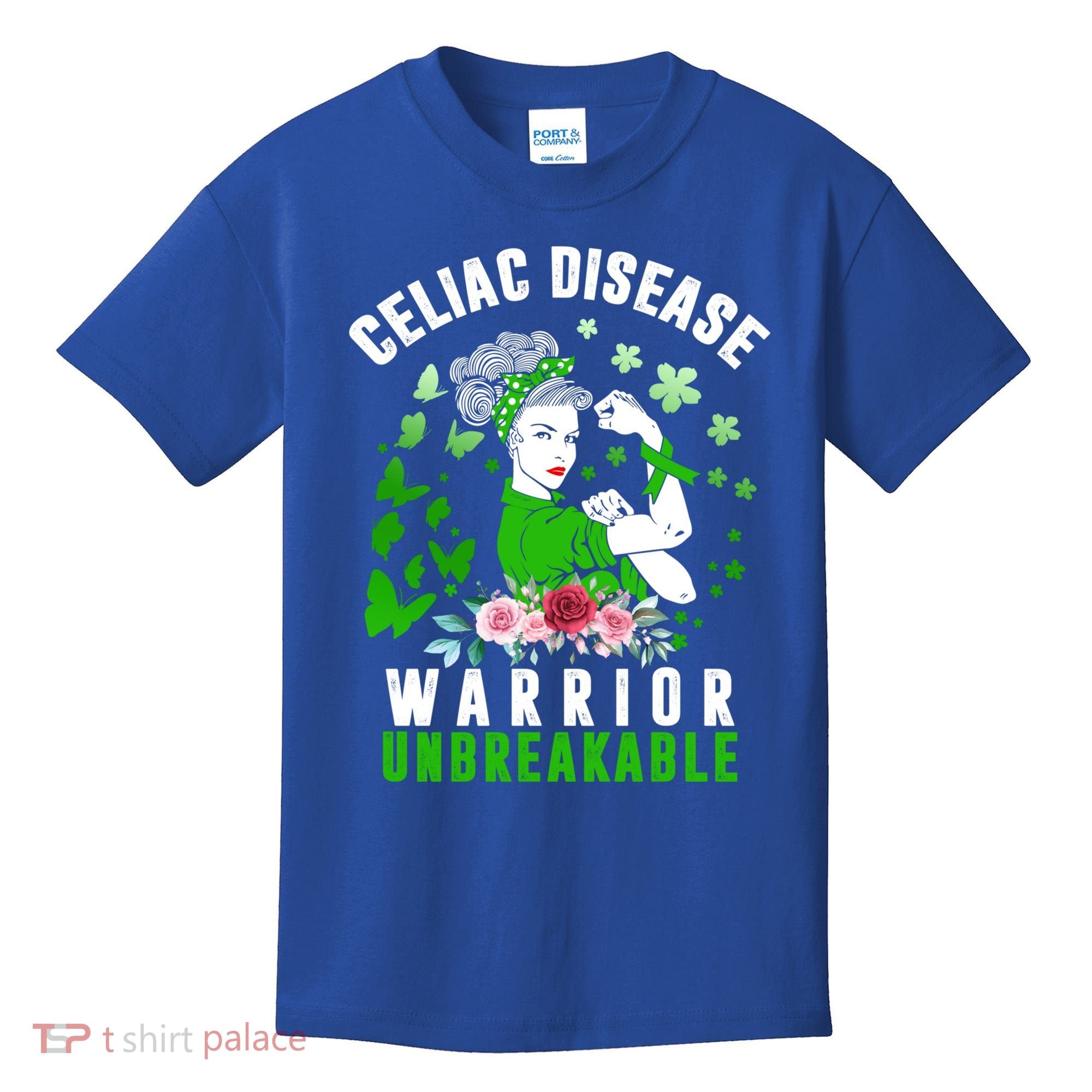 Celiac Disease Warrior Unbreakable Awareness Strong Cute Gift Kids T-Shirt