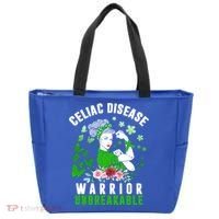 Celiac Disease Warrior Unbreakable Awareness Strong Cute Gift Tote Bag thumb 0