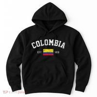 Colombia Est. 1810 Colombian Flag Independence Day Hoodie thumb 0