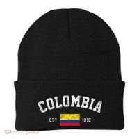 Colombia Est. 1810 Colombian Flag Independence Day Beanie thumb 0