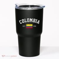 Colombia Est. 1810 Colombian Flag Independence Day Tumbler thumb 0