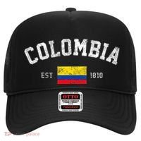 Colombia Est. 1810 Colombian Flag Independence Day Hat thumb 0