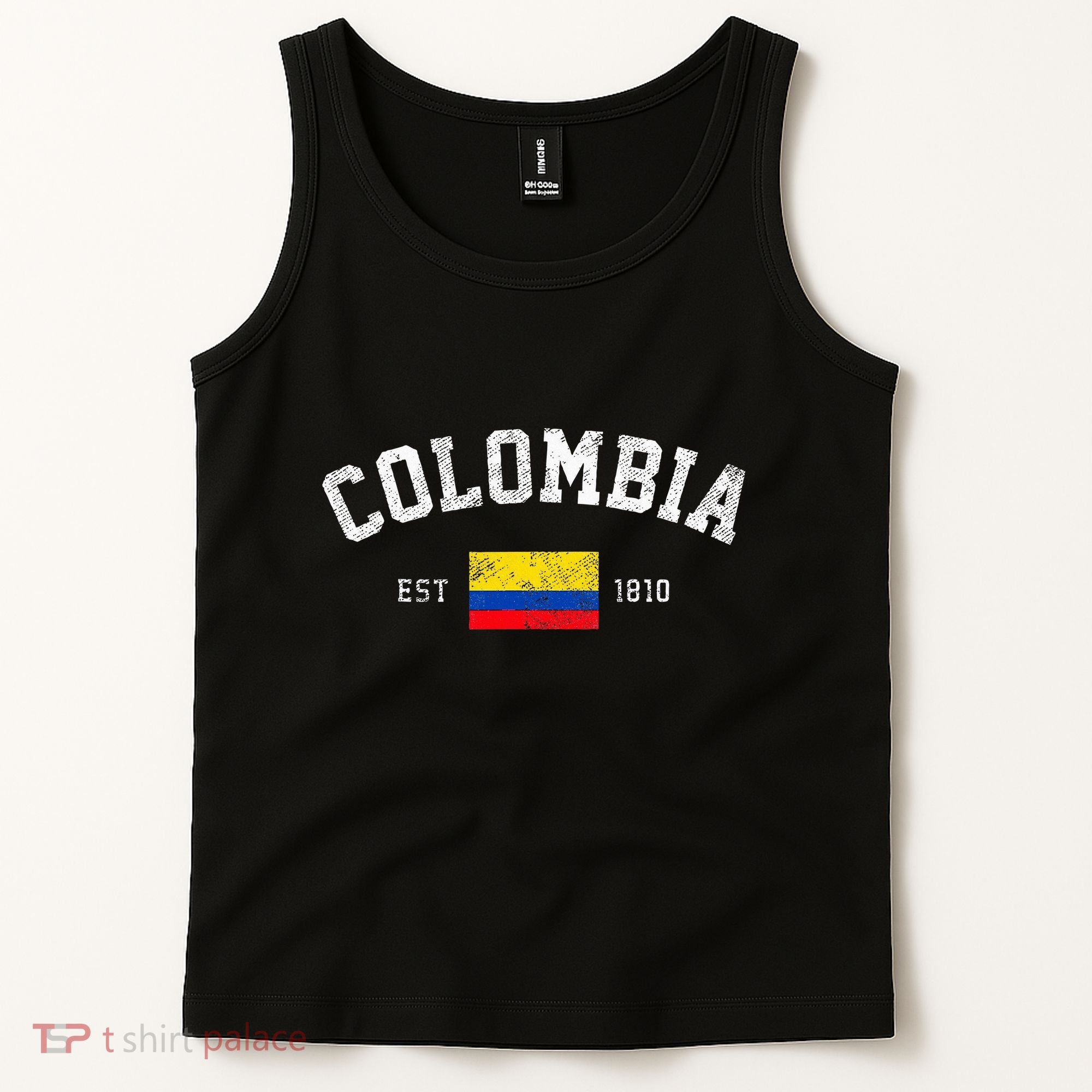Colombia Est. 1810 Colombian Flag Independence Day Tank Top