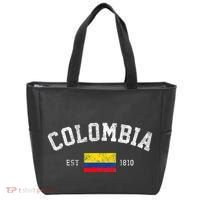 Colombia Est. 1810 Colombian Flag Independence Day Tote Bag thumb 0