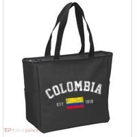 Colombia Est. 1810 Colombian Flag Independence Day Tote Bag thumb 2