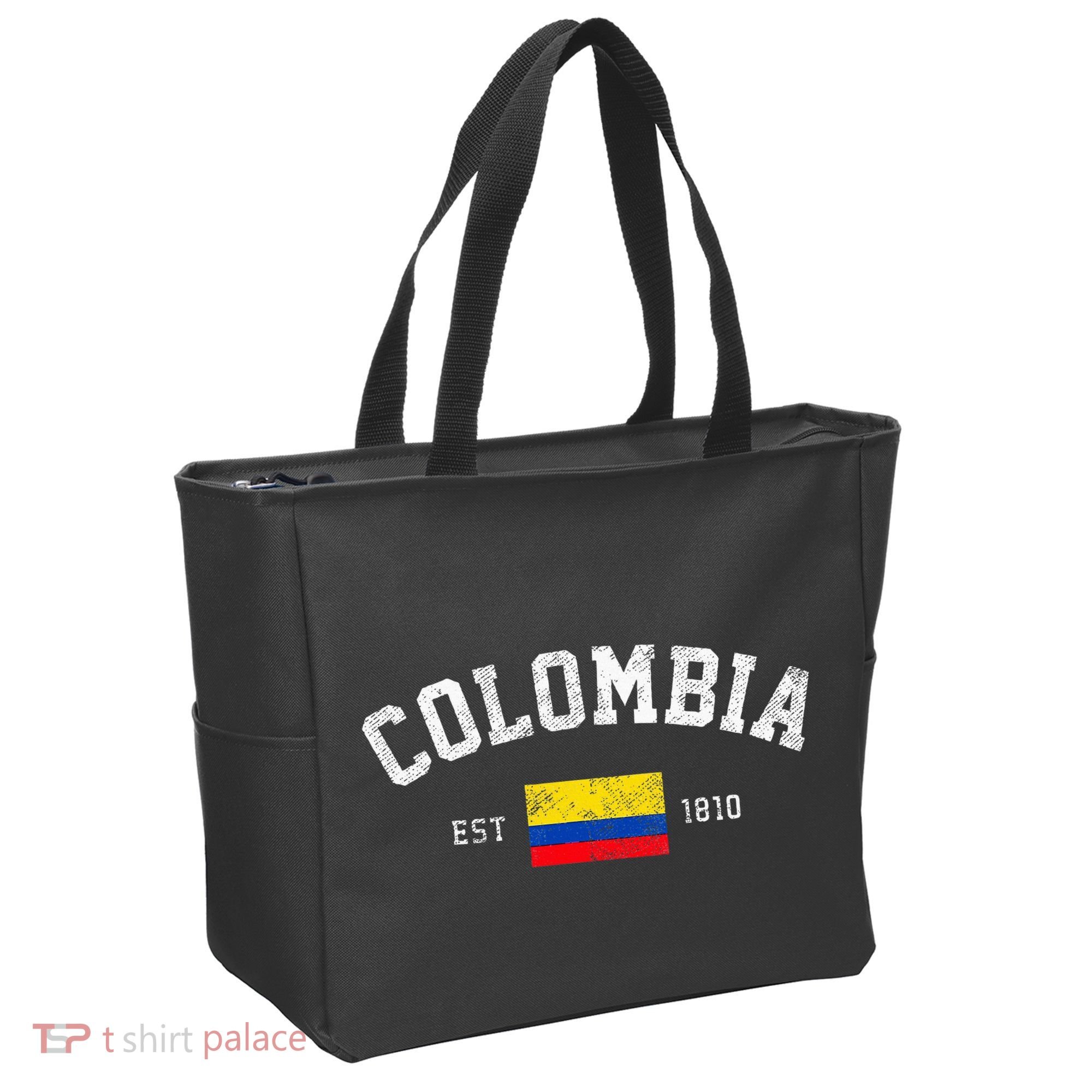 Colombia Est. 1810 Colombian Flag Independence Day Tote Bag