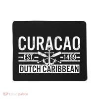 Curacao Established 1499 Dutch Caribbean Crossed Oars Anchor Mousepad thumb 0