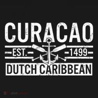 Curacao Established 1499 Dutch Caribbean Crossed Oars Anchor Baby Bodysuit thumb 2