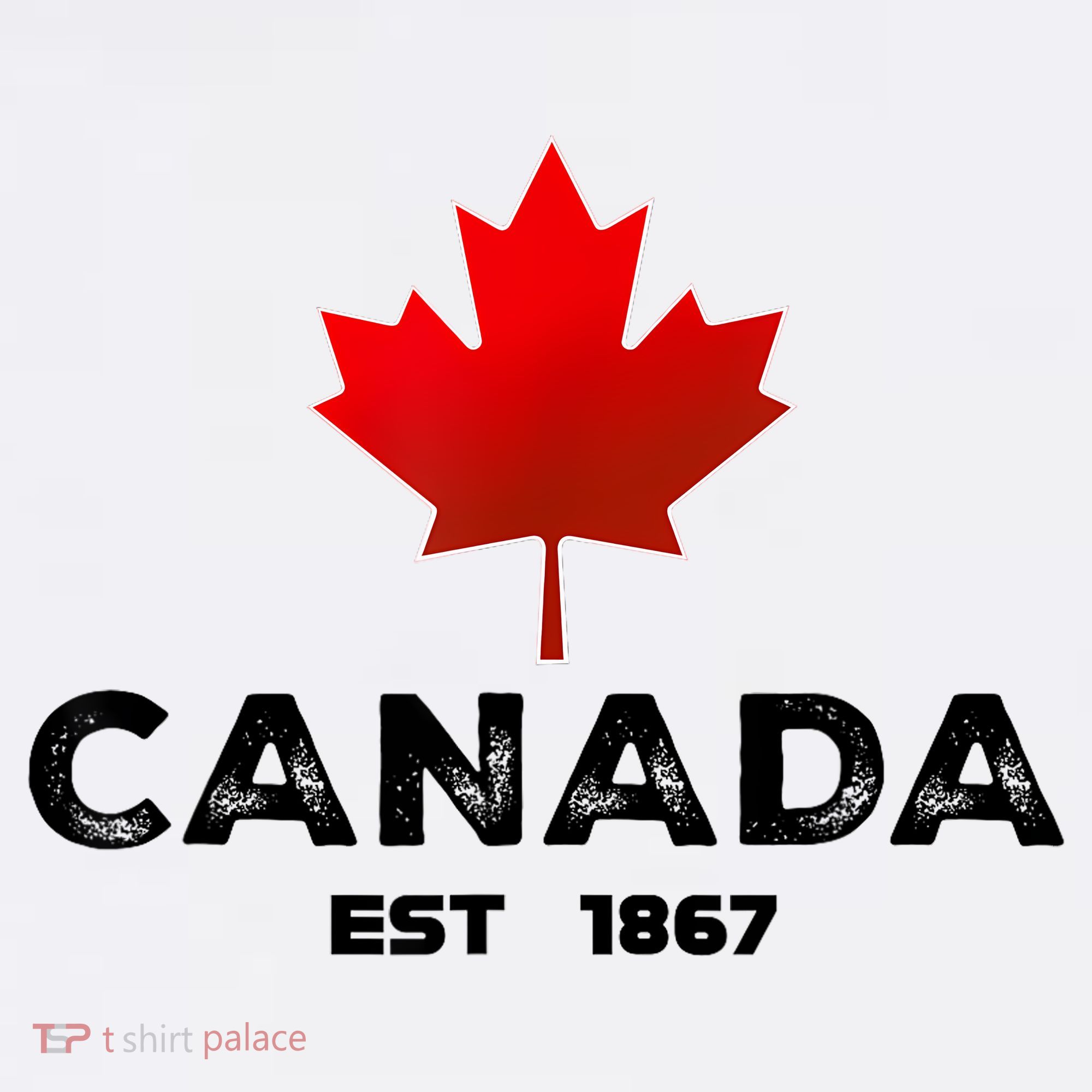 Canada Est 1867 Proud Canadian Vintage Maple Leaf T-Shirt