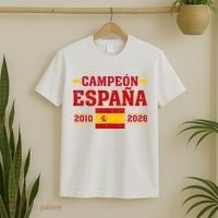 Campeón España 2010-2026 Vintage Soccer T-Shirt thumb 2