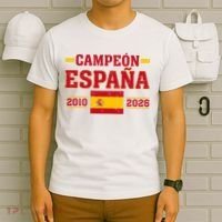 Campeón España 2010-2026 Vintage Soccer T-Shirt thumb 6