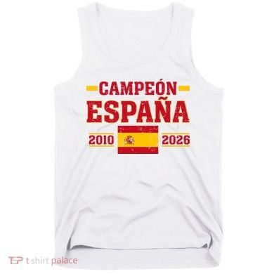 Campeón España 2010-2026 Vintage Soccer Tank Top