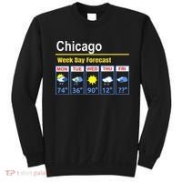 Chicago Erratic 5 Day Weather Forecast Sweatshirt thumb 0