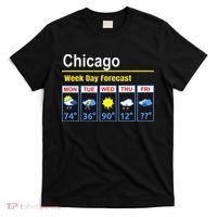 Chicago Erratic 5 Day Weather Forecast T-Shirt thumb 0
