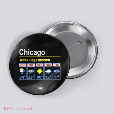 Chicago Erratic 5 Day Weather Forecast Button