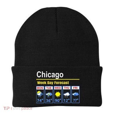 Chicago Erratic 5 Day Weather Forecast Beanie