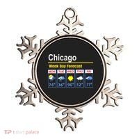 Chicago Erratic 5 Day Weather Forecast Ornament thumb 0