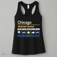 Chicago Erratic 5 Day Weather Forecast Women's Tank Top thumb 3