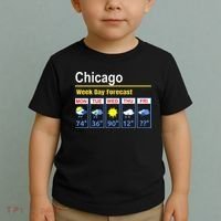Chicago Erratic 5 Day Weather Forecast Toddler T-Shirt thumb 2