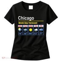 Chicago Erratic 5 Day Weather Forecast Women's T-Shirt thumb 0