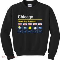 Chicago Erratic 5 Day Weather Forecast Kids Sweatshirt thumb 0