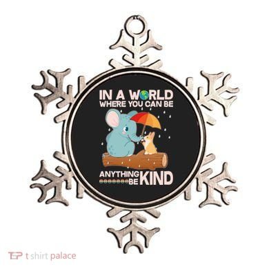 Cute Elephant And Corgi Be Kind Ornament
