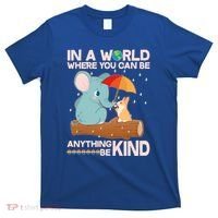 Cute Elephant And Corgi Be Kind T-Shirt thumb 0