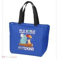 Cute Elephant And Corgi Be Kind Tote Bag thumb 3