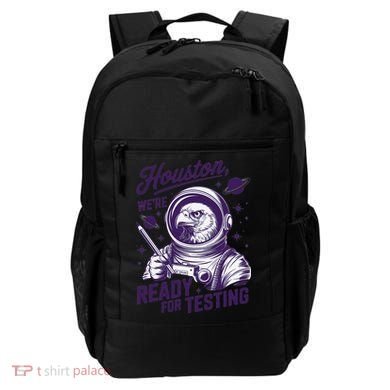 Cool Eagle Astronaut Houston Were Ready For Testing Teacher Backpack