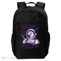 Cool Eagle Astronaut Houston Were Ready For Testing Teacher Backpack thumb 0