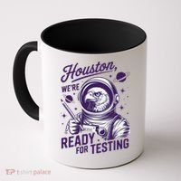 Cool Eagle Astronaut Houston Were Ready For Testing Teacher Coffee Mug thumb 0