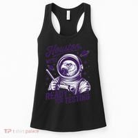 Cool Eagle Astronaut Houston Were Ready For Testing Teacher Women's Tank Top thumb 0