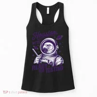 Cool Eagle Astronaut Houston Were Ready For Testing Teacher Women's Tank Top thumb 0