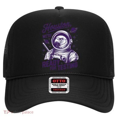 Cool Eagle Astronaut Houston Were Ready For Testing Teacher Hat