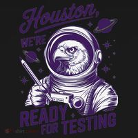 Cool Eagle Astronaut Houston Were Ready For Testing Teacher Tank Top thumb 6