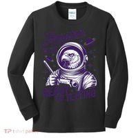 Cool Eagle Astronaut Houston Were Ready For Testing Teacher Kids Long Sleeve Shirt thumb 0