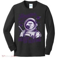 Cool Eagle Astronaut Houston Were Ready For Testing Teacher Kids Long Sleeve Shirt thumb 0