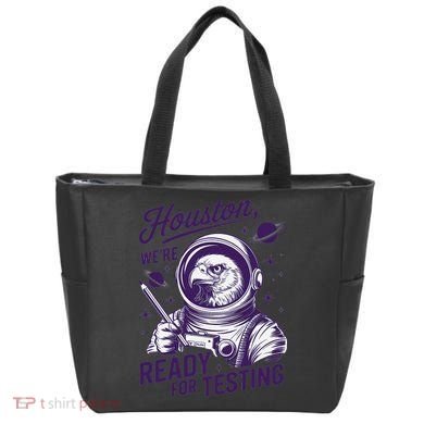 Cool Eagle Astronaut Houston Were Ready For Testing Teacher Tote Bag