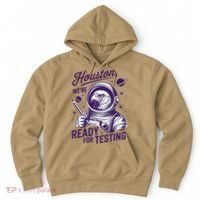 Cool Eagle Astronaut Houston Were Ready For Testing Teacher Hoodie thumb 0