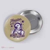 Cool Eagle Astronaut Houston Were Ready For Testing Teacher Button thumb 0