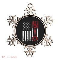 Car Enthusiast American Flag Piston Muscle Car Ornament thumb 0