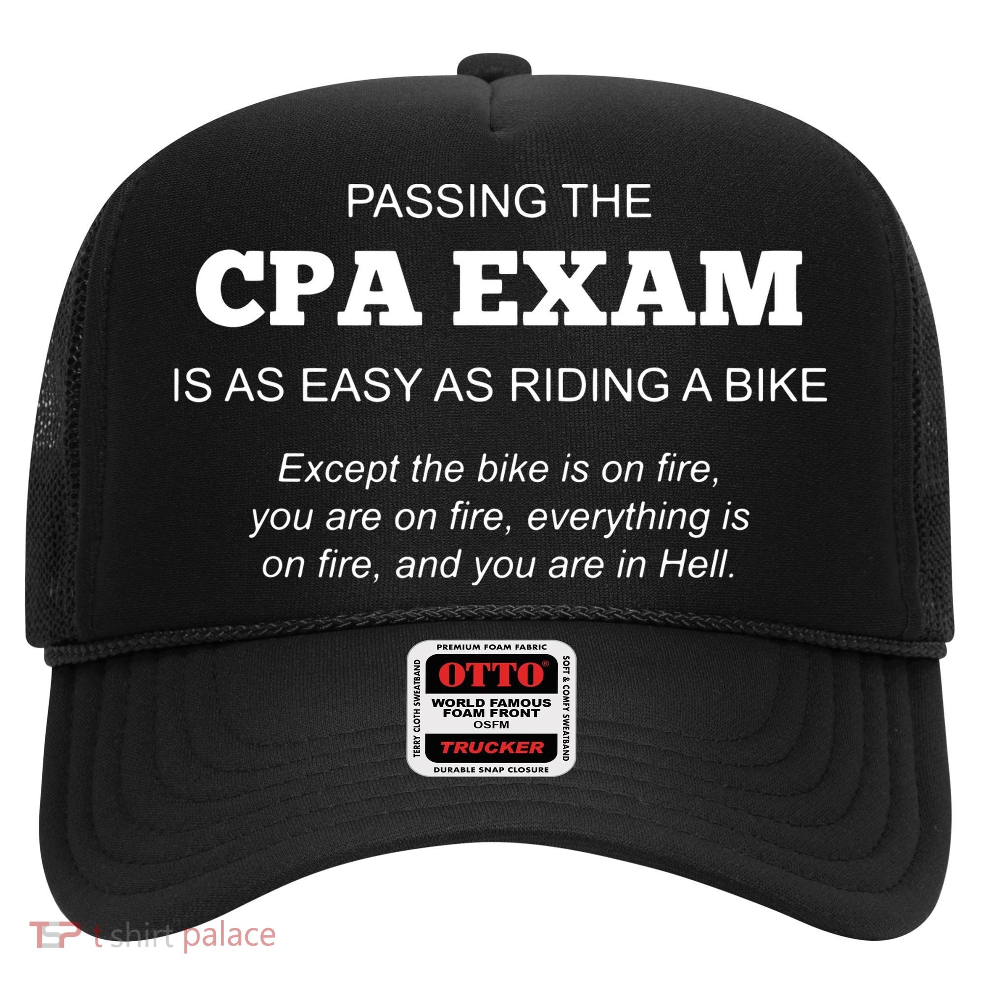 CPA Exam Accounting Major Certified Public Accountant Hat
