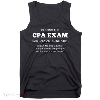 CPA Exam Accounting Major Certified Public Accountant Tank Top