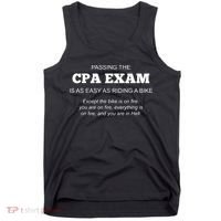 CPA Exam Accounting Major Certified Public Accountant Tank Top thumb 0