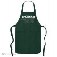 CPA Exam Accounting Major Certified Public Accountant Apron thumb 0